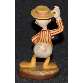 Disney Anri 1988 Donald Duck Dapper Don Statue Wood Carving 4