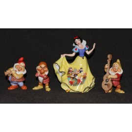 Disney Snow White & The Seven Dwarfs 2007 Figurine Set Bradford 70th Anniversary