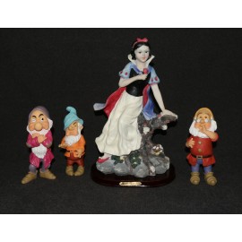 Disney Snow White & The Seven Dwarfs Figurine Set Monti Carlo Italy 13