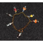 Disney 1930's Snow White Charm Bracelet Vintage Charms Metal