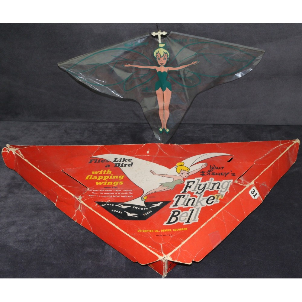 Disney Tinkerbell Tinker Bell 1960s Orthopter Ornithopter Kite Flying Machine