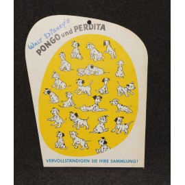 Disneykins 1960s 101 Dalmatians German Store Counter Display