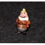 Disney Hagen-Renaker 1950s Snow White Dwarf Happy Brown/Black Suit Miniature