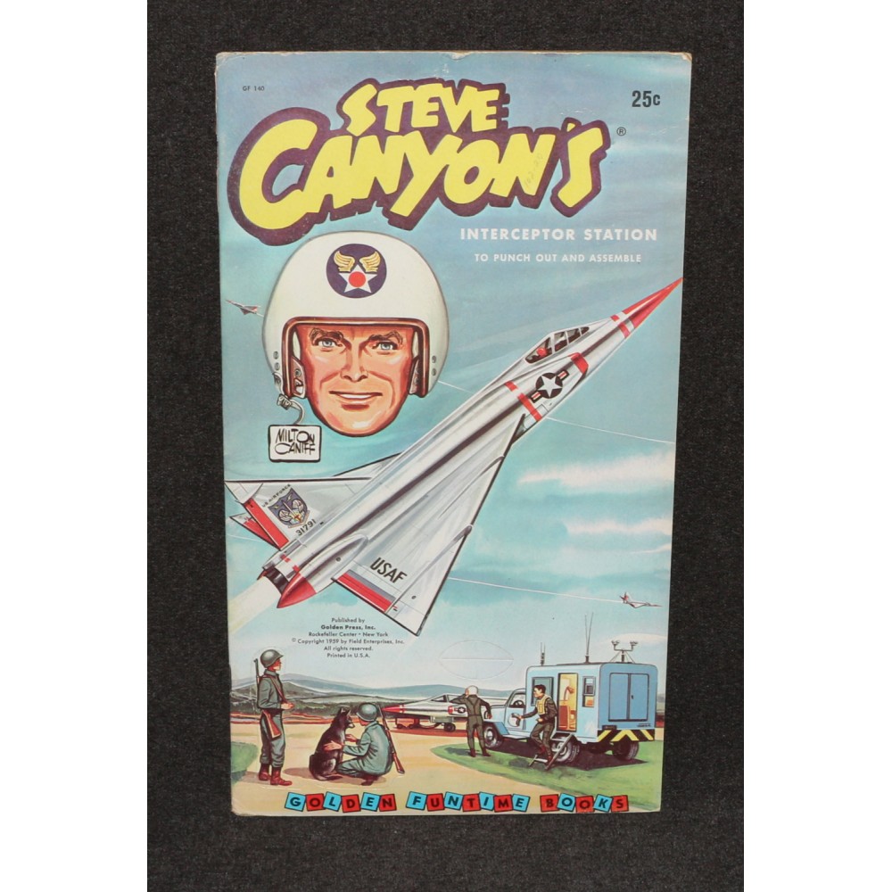 Paper Dolls 1959 Golden Press Steve Canyon #GF-140 Cut Out Uncut