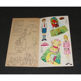 Disney Paper Dolls 1964 Mary Poppins Golden Press GF238 Uncut ORIGINAL