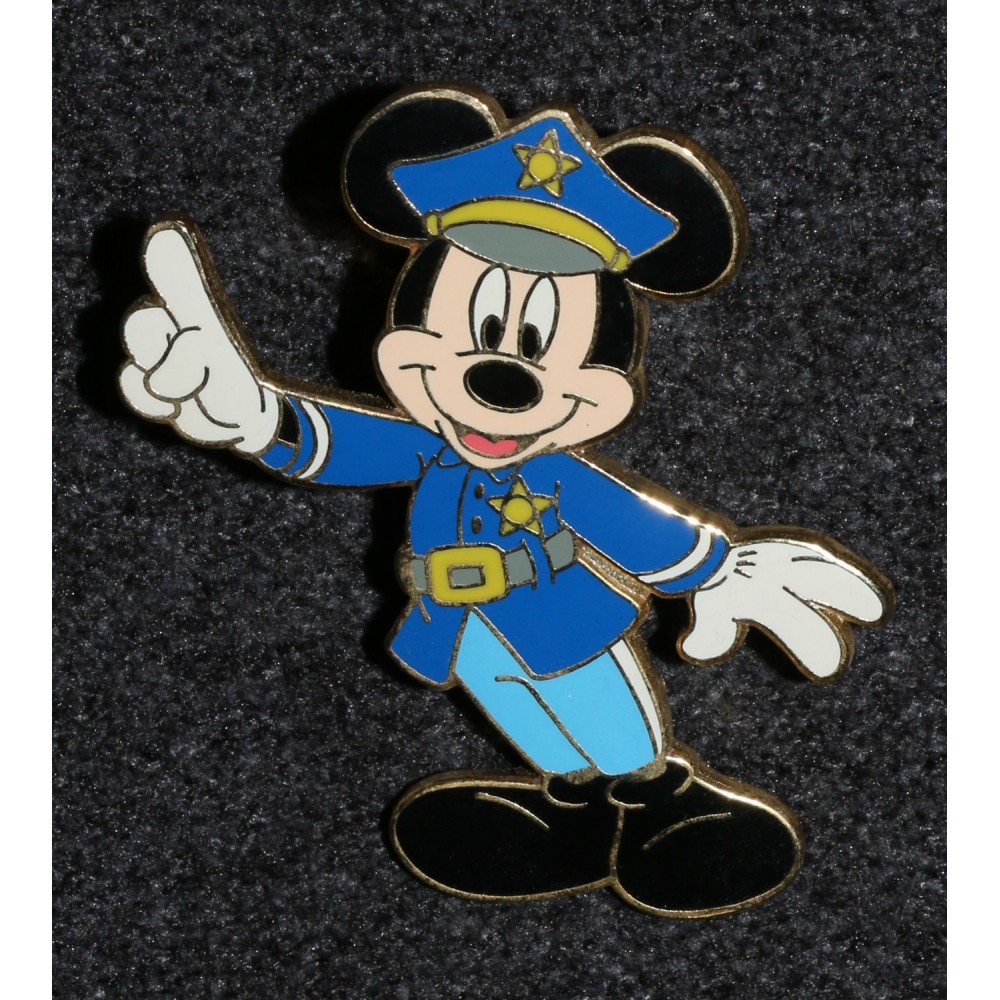 Disney Pin Mickey Mouse Policeman Rescue Series 2002