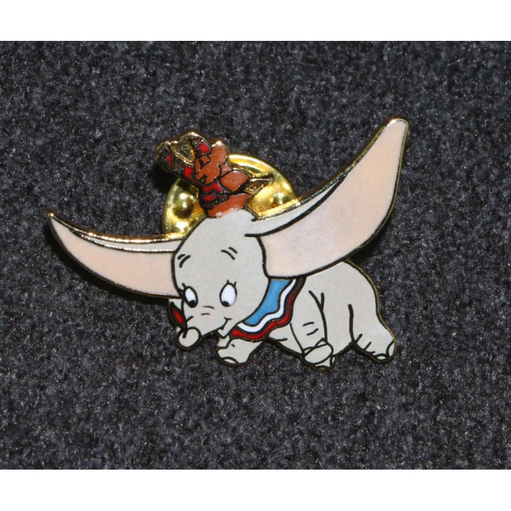 Disney Pin Flying Dumbo Timothy Mouse Flying