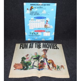 Toy Story Totally 1995 Event Invitation Pete Docter Autograph Sketches LA Times