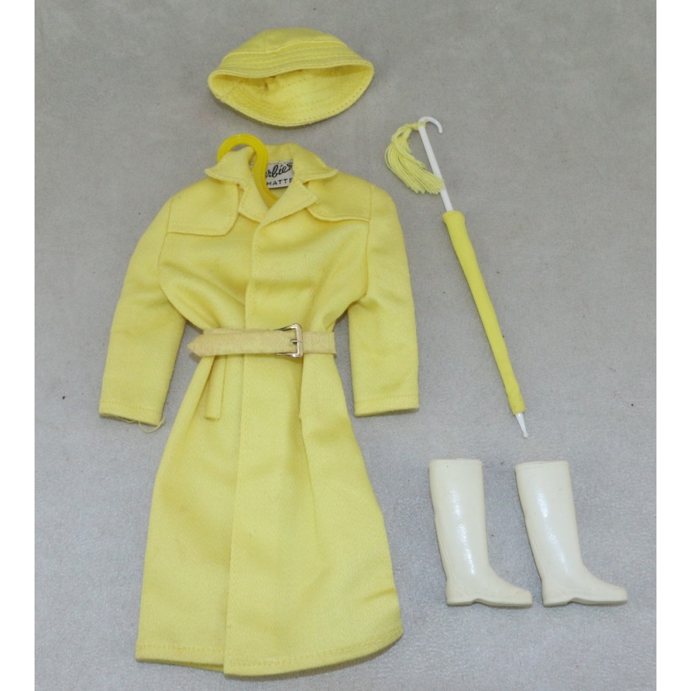 Barbie #0949 1962 Set Raincoat Outfit All Original Complete