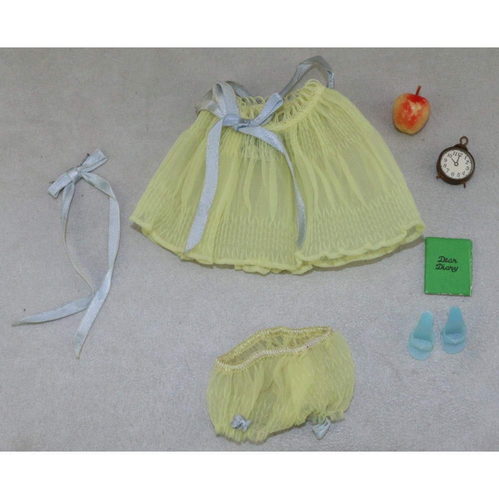 Barbie #0973 1958 Set Sweet Dreams Outfit Yellow All Original Complete