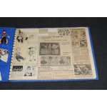 Doll Vintage 1950s 60's Reference Pictures Articles Scrap Book Binder 42 Pages