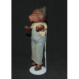 Three Little Pigs 1934 Composition Freundlich Doll  Big Bad Wolf