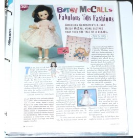 Betsy McCall Doll Vintage Ultimate Reference Pictures Articles Scrap Book Binder