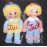 Rag Dolls Huggable Stuffed 1970s Jack & Jill