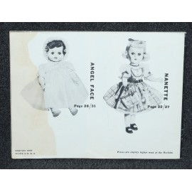 Arranbee Doll Catalog Booklet Leaflet Promotional Give Away 1955 Nanette Sweet P