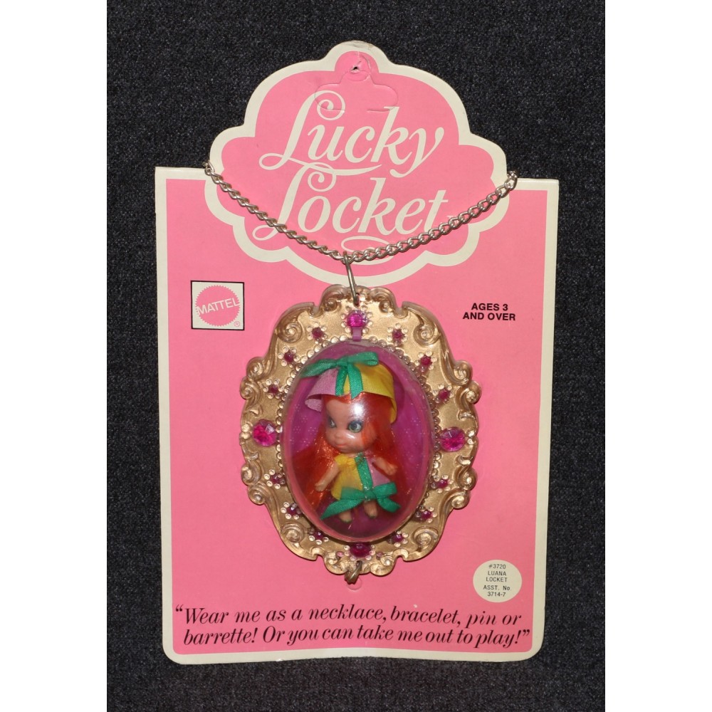 Liddle Kiddles 1976 #3720 Lucky Locket Luana MOC