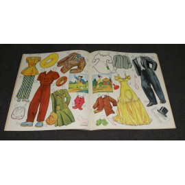 Paper Dolls 1941 Li'L Abner Daisy Mae #2360 Saalfield Original Unused Uncut