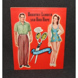 Paper Dolls 1942 Bob Hope Dorothy Lamour #976 Whitman Original Unused Uncut