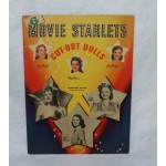 Paper Dolls 1942 Movie Starlets #991 Whitman Original Uncut Universal Monsters