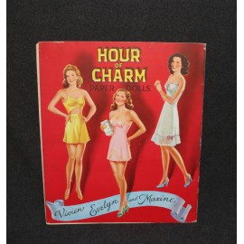 Paper Dolls 1943 Hour of Charm Saalfield #2481 Uncut