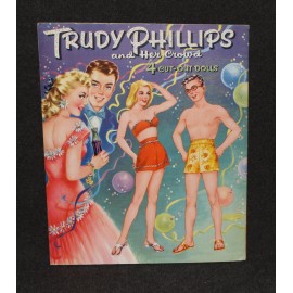 Paper Dolls 1954 Whitman Trudy Phillips #2104 Original Unused Uncut