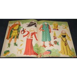 Paper Dolls 1956 Robin Hood Maid Marian Saalfield #1711 Original Unused Uncut