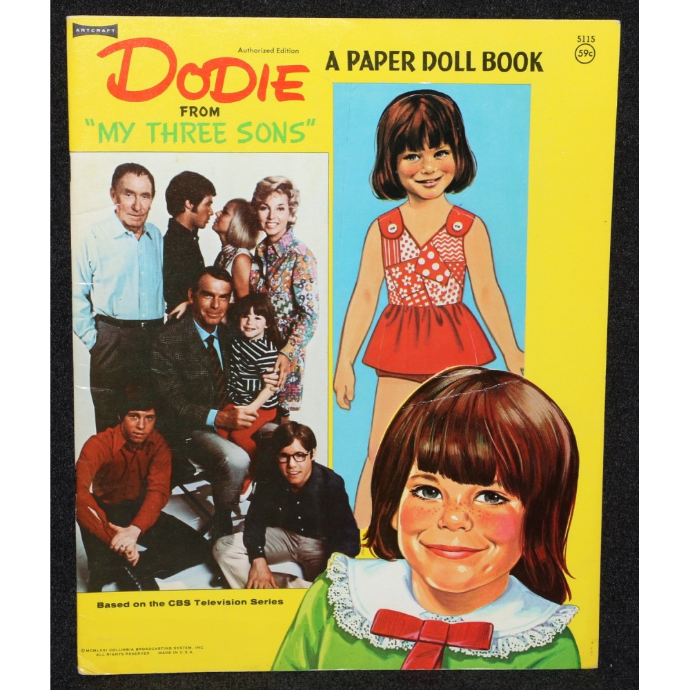 Paper Dolls 1971 Dodie My Three Sons #5115 Original Unused Uncut