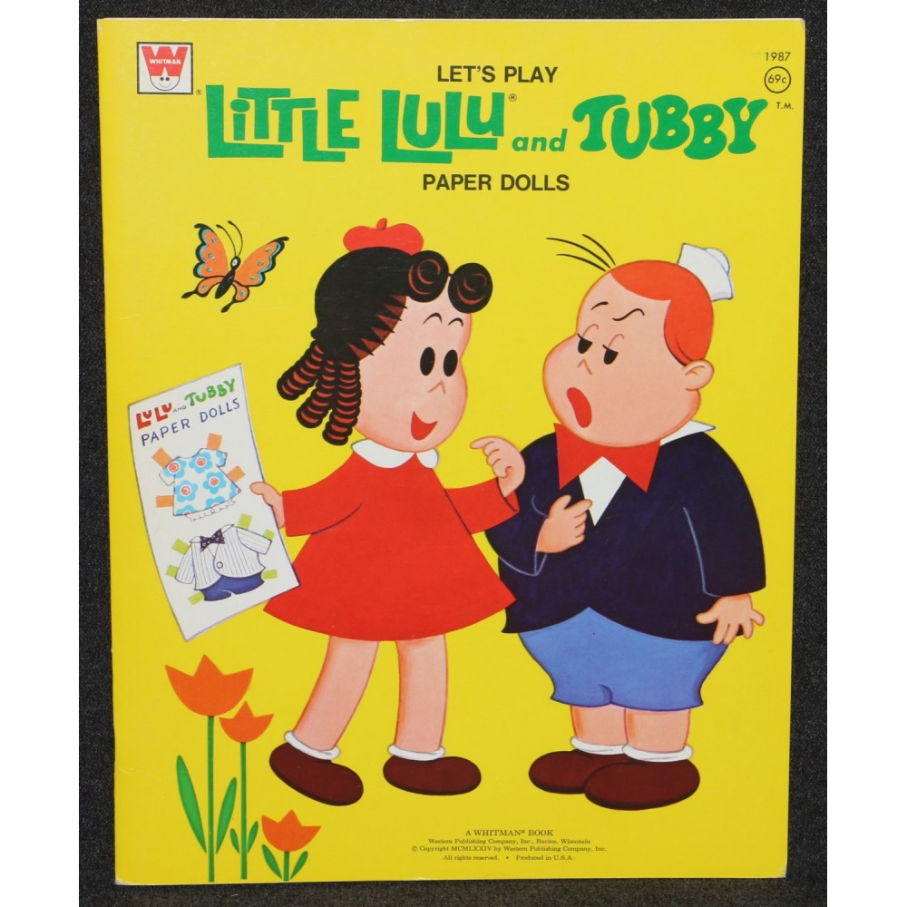 Paper Dolls 1974 Little Lulu Whitman #1987 Original Unused Uncut