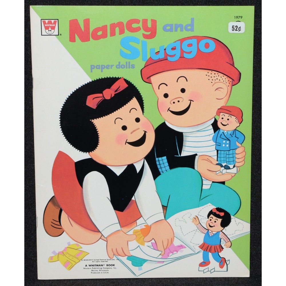 Paper Dolls 1974 Whitman Nancy and Sluggo 1979 Original Unused Uncut