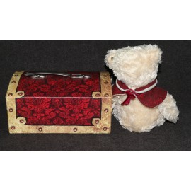 Steiff Clara Teddy Bear Treasure Chest #109966