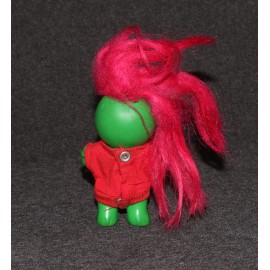 Troll 1964 L Khem Green Moon Goon Alien Magenta Hair