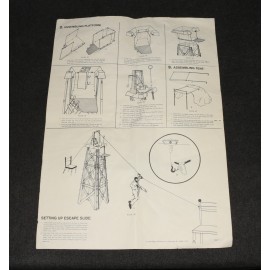 GI Joe 1964 1974 AT Accessory Training Center Instructions