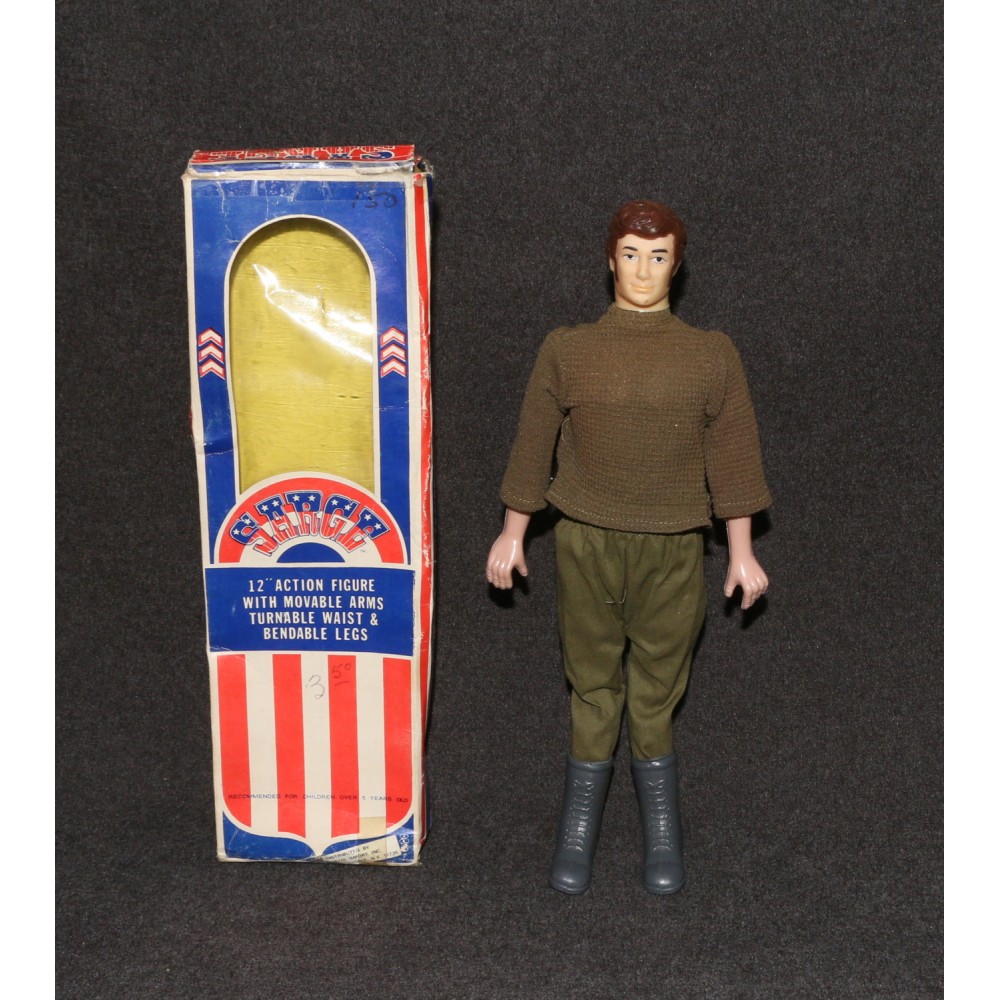 GI Joe 1964 KO Action Figure AHI Azrak-Hamway Sarge MIB 1970's