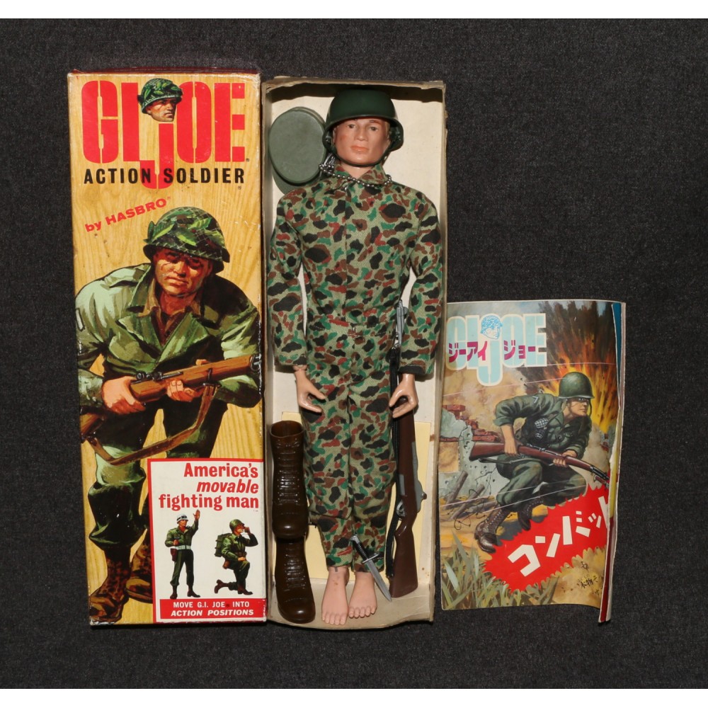 GI Joe 1964 1960s Sanyei Pre Takara Action Soldier Marine Set #701 Japan Exc MIB