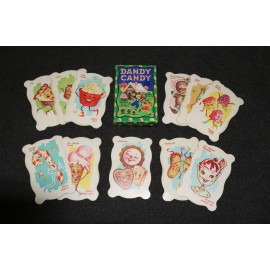 Card Game Warren Paper Products Dandy Candy 1950s Boxed Whitman Anthropomorphic