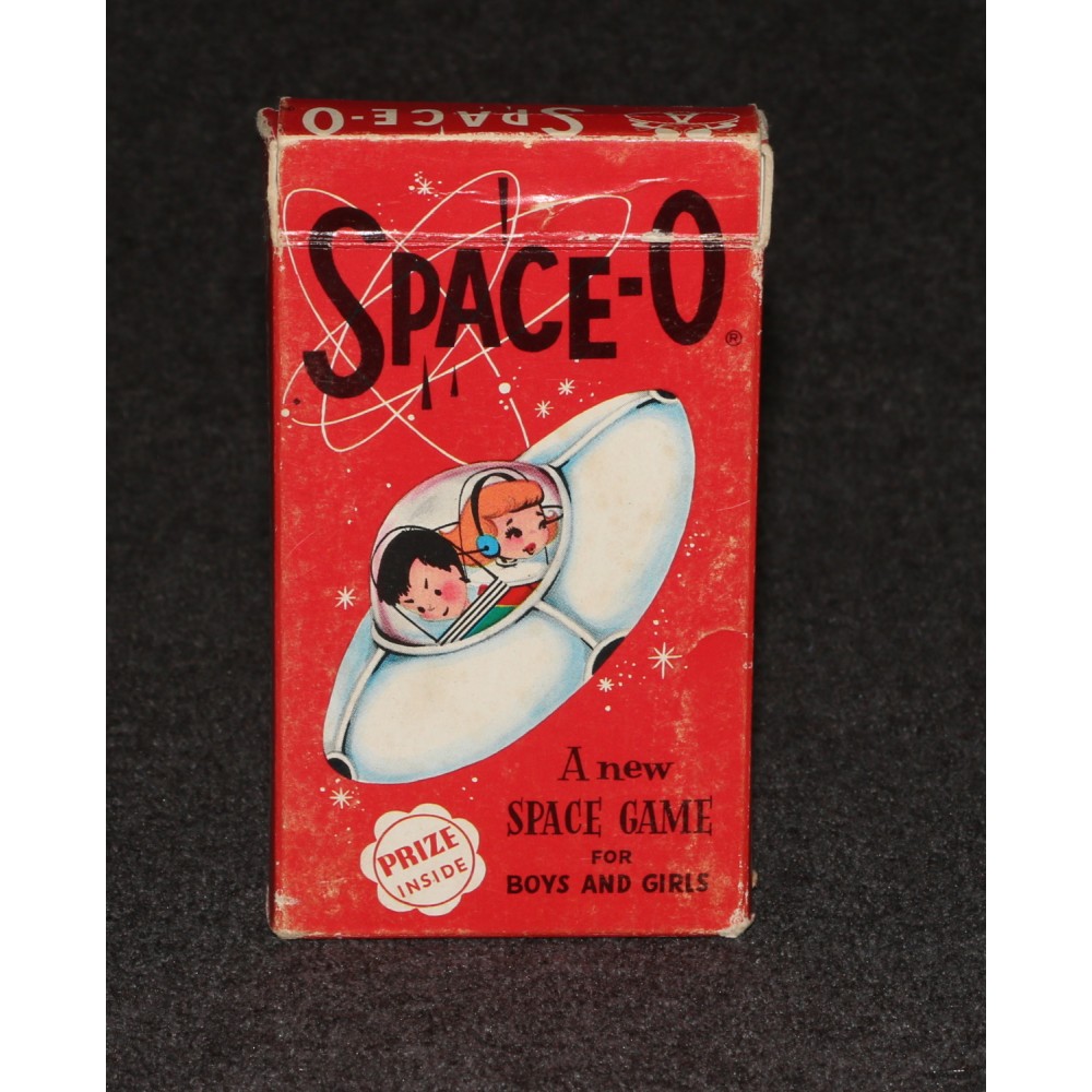 Card Game Space-O Aarco Spaceship UFO 1950s Boxed Whitman