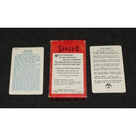 Card Game Space-O Aarco Spaceship UFO 1950s Boxed Whitman