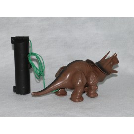 Dinosaur 1960s Sears Triceratops Battery Op Remote Control R/C