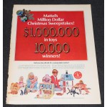 Mattel 1967 Toy Million Dollar Sweepstakes Matt Mason Barbie TNT Liddel Kiddles