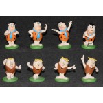 Hanna-Barbera Flintstones 00's Fred Barney Model Sheet x8 Figures