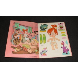 Hanna-Barbera Paper Dolls 1963 Flintstones Pebbles Whitman #1997 Uncut