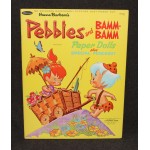 Hanna-Barbera Paper Dolls 1966 Flintstones Pebbles Bamm-Bamm Whitman #1979 Uncut