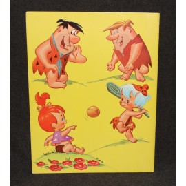 Hanna-Barbera Paper Dolls 1966 Flintstones Pebbles Bamm-Bamm Whitman #1979 Uncut