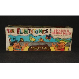 Hanna Barbera Flintstones 1962 Marx Shooting Gallery Arcade Large Set Boxed