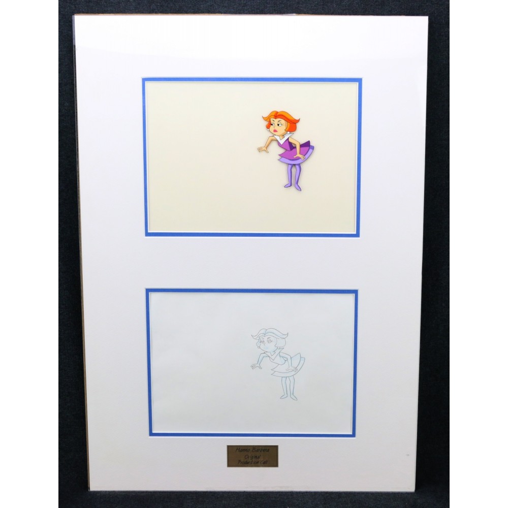 Hanna Barbera 1990s Jetsons Movie Jane Animation Orig Artwork Cel Line Drawing