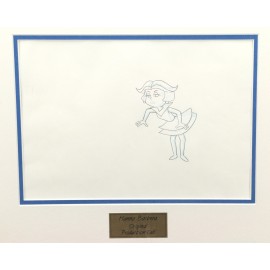 Hanna Barbera 1990s Jetsons Movie Jane Animation Orig Artwork Cel Line Drawing