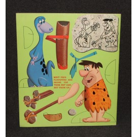 Hanna-Barbera 1961 Flintstones Sticker Fun Whitman #2186 Unused