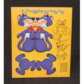 Hanna-Barbera 1963 Snagglepuss Sticker Fun Watkins-Strathmore #1897-B Unused C9+