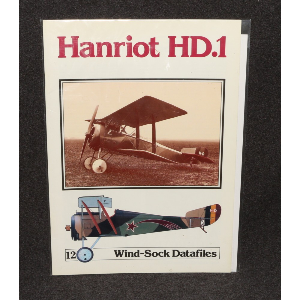 Windsock Datafile No 012 12 Hanriot HD.1 Bi-Plane