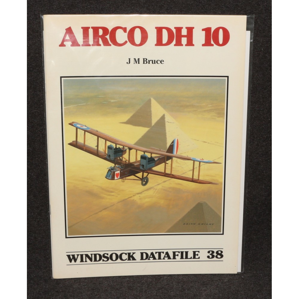 Windsock Datafile No 038 38 Airco DH 10 Bi-Plane